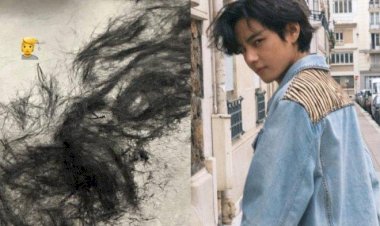 Akan Wamil, V BTS Tampak Memotong Rambut di IG Pribadinya